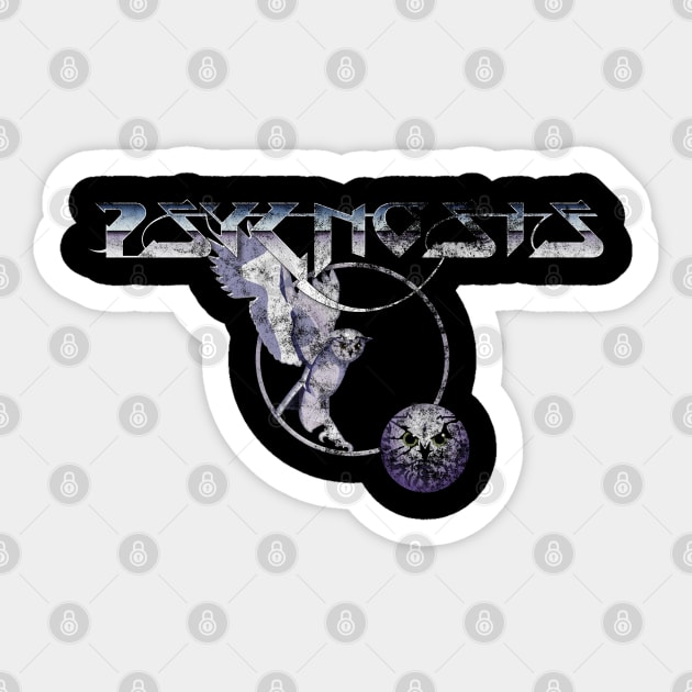 Retro Video Games Psygnosis Logo Vintage Sticker by Meta Cortex